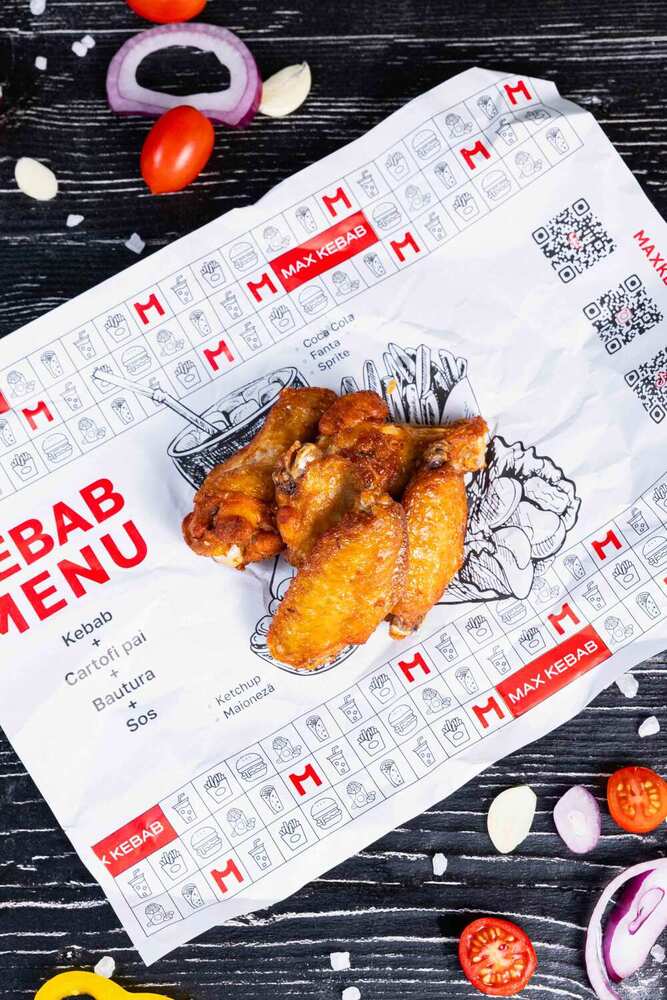 Non-spicy wings