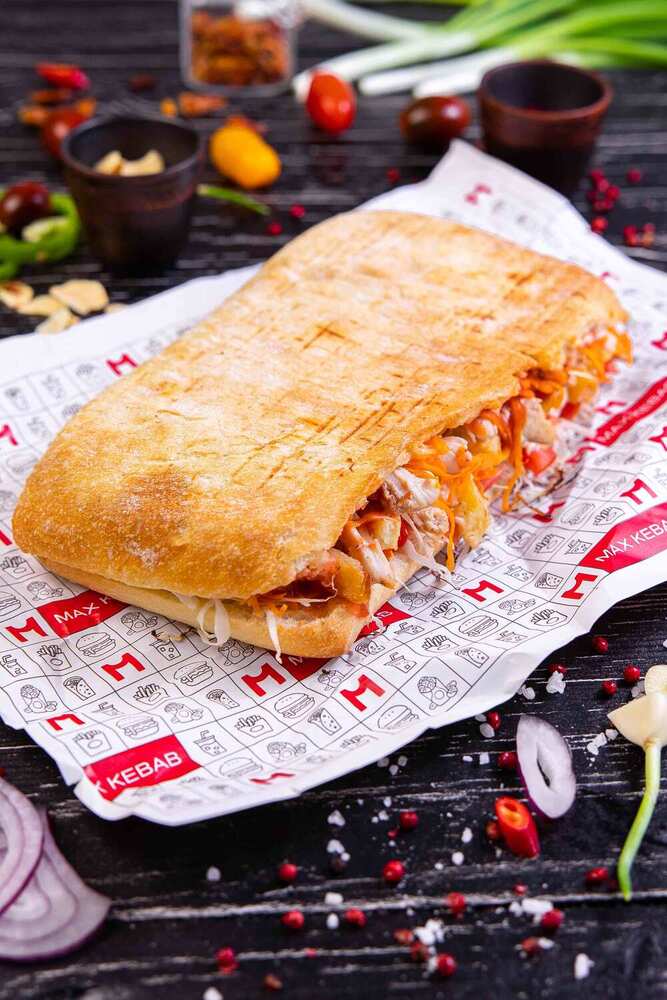 Ciabatta with chicken